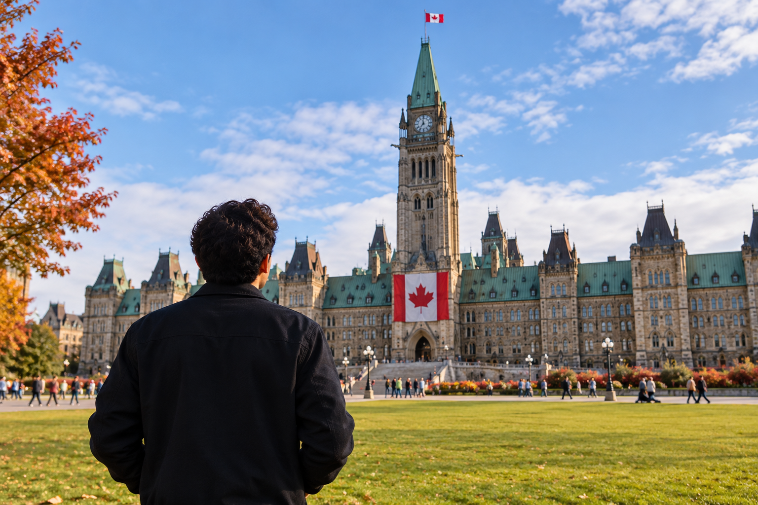 Étudiants qui travaillent ensemble au Canada